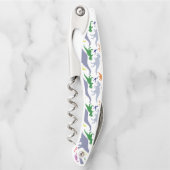 Kleurrijk dinosauruspatroon (licht) kurkentrekker (Voorkant)