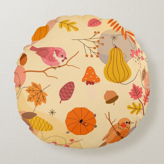 kleurrijk doel rond kussen (Voorkant)