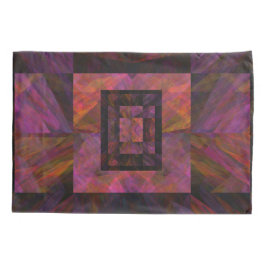 Kleurrijk donkermelkwegstelsel van blokken kussensloop