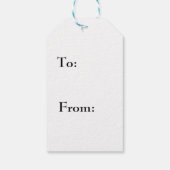 Kleurrijk Donut-patroon in chocolade-keramische Te Cadeaulabel (Achterkant)