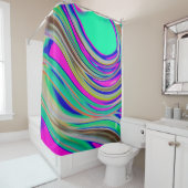 kleurrijk douchegordijn (In situ)