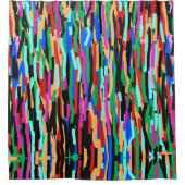 Kleurrijk douchegordijn! douchegordijn (Voorkant)