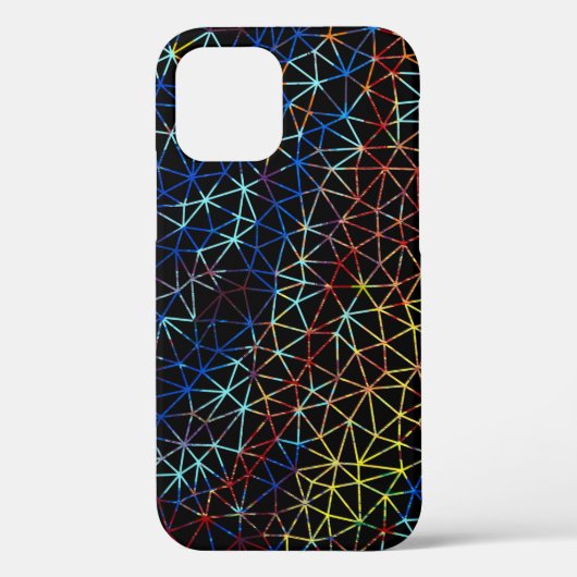 kleurrijk draadabstract ontwerp Case-Mate iPhone case (Achterkant)
