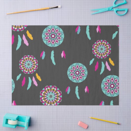 kleurrijk dreamcatcher tissue papier (Craft)