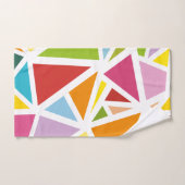 Kleurrijk driehoekspatroon 4 bad handdoek (Handdoek)