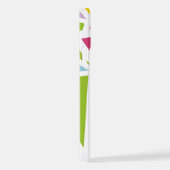 Kleurrijk driehoekspatroon 4 iPhone hoesje (Rechterkant)