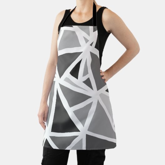 Kleurrijk driehoekspatroon 5 schort (Insitu)