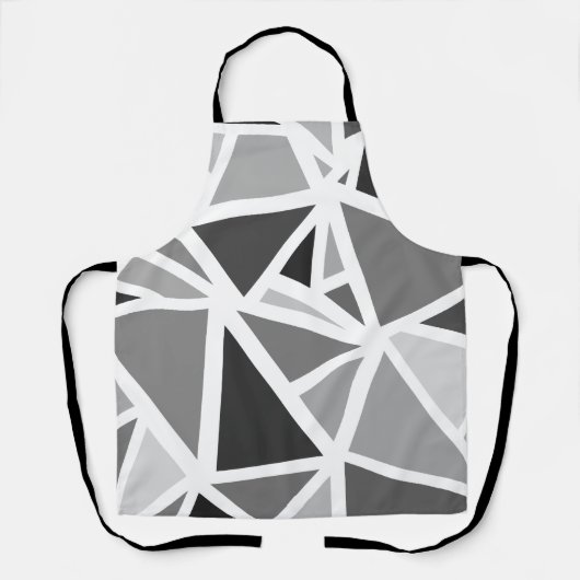 Kleurrijk driehoekspatroon 5 schort (Voorkant)