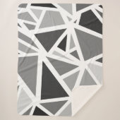 Kleurrijk driehoekspatroon 5 sherpa deken (Voorkant)