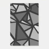 Kleurrijk driehoekspatroon 6 post-it® notes (Voorkant)