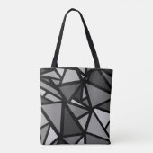 Kleurrijk driehoekspatroon 6 tote bag (Achterkant)