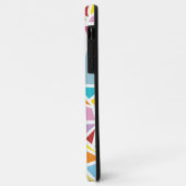 Kleurrijk driehoekspatroon Case-Mate iPhone case (Achterkant/links)