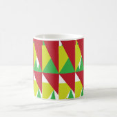 Kleurrijk driehoekspatroon koffiemok (Center)