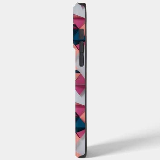 Kleurrijk driehoekspatroon – Moderne retro Case-Mate iPhone Case (Achterkant / Links)