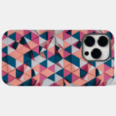 Kleurrijk driehoekspatroon – Moderne retro Case-Mate iPhone Case (Achterkant (horizontaal))