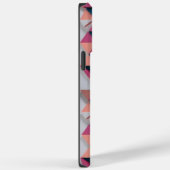 Kleurrijk driehoekspatroon – Moderne retro Case-Mate iPhone Case (Achterkant / Rechts)