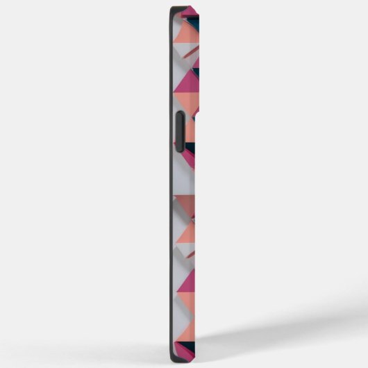 Kleurrijk driehoekspatroon – Moderne retro Case-Mate iPhone Case (Achterkant / Rechts)