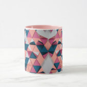 Kleurrijk driehoekspatroon – Moderne Retro Combo M Mok (Midden)