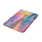Kleurrijk dromerig strand badmat (Gekanteld)