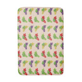 Kleurrijk druivenpatroon badmat (Voorkant Verticaal)