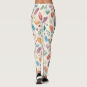 Kleurrijk edelsteenpatroon (2) leggings (Achterkant)