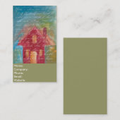 Kleurrijk een hometoste Estate Agent Visitekaartje (Voorkant / Achterkant)