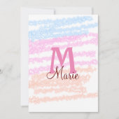 Kleurrijk eenvoudig minimaal jouw tekst afbeelding kaart (Voorkant)