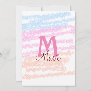 Kleurrijk eenvoudig minimaal jouw tekst afbeelding kaart