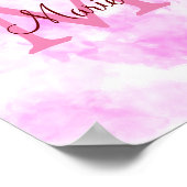 Kleurrijk eenvoudig minimaal jouw tekst afbeelding poster (Hoek)