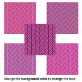 Kleurrijk Eenvoudig Roze Paarse visgraatpatroon Tegeltje