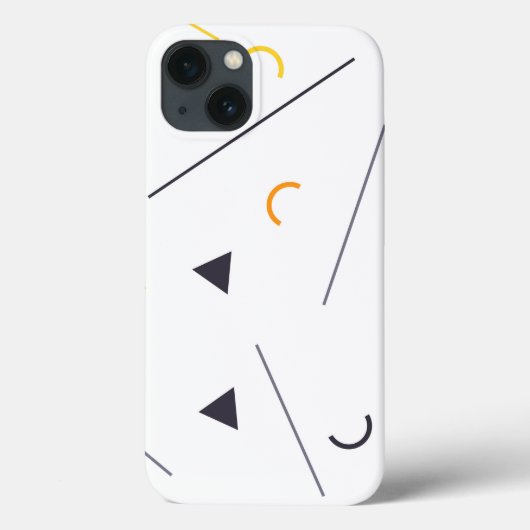 Kleurrijk, eenvoudig, trendy, geometrisch ontwerp  Case-Mate iPhone case (Achterkant)