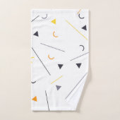 Kleurrijk, eenvoudig, trendy, geometrisch ontwerp  handdoek (Handdoek)