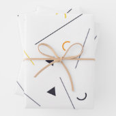 Kleurrijk, eenvoudig, trendy, geometrisch ontwerp  inpakpapier vel (In situ)