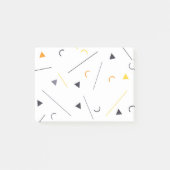 Kleurrijk, eenvoudig, trendy, geometrisch ontwerp post-it® notes (Voorkant)