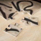 Kleurrijk eerbetoon: Dag van de Dode Make-up Artis Legpuzzel (Zijkant)