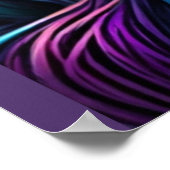 Kleurrijk eerbetoon: Dag van de Dode Make-up Artis Poster (Hoek)