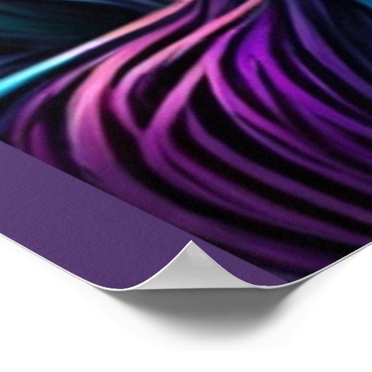 Kleurrijk eerbetoon: Dag van de Dode Make-up Artis Poster (Hoek)