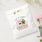 Kleurrijk Eet de kerstkoekjes Bedankzakje (Gezegeld)