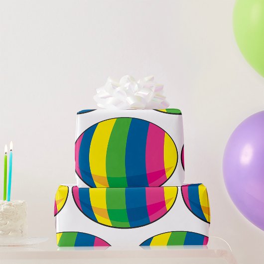Kleurrijk Ei Cadeaupapier
