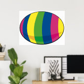 Kleurrijk Ei Poster (Thuiskantoor)