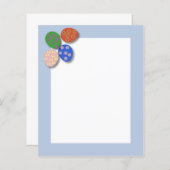 Kleurrijk eierpapier vel (Voorkant / Achterkant)