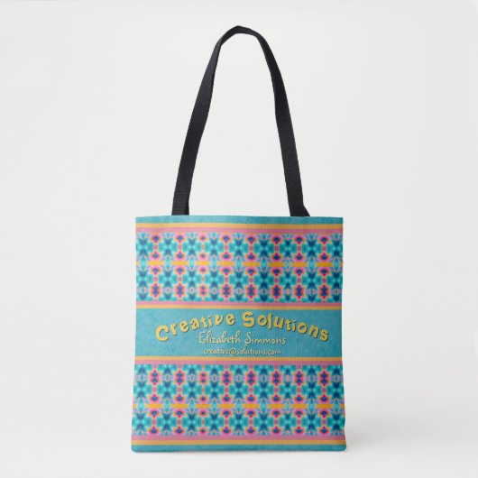 Kleurrijk eiland Tribal Tote Bag (Voorkant)