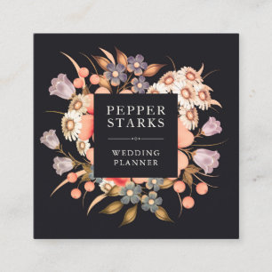 Kleurrijk & Elegant Bloemen Boeket   VISITEKAARTJE