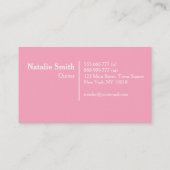 Kleurrijk, elegant, Ice Cream Parlor Business Visitekaartje (Achterkant)