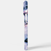 Kleurrijk Elegant Marble White Blue en Roze Case-Mate iPhone Case (Achterkant / Links)