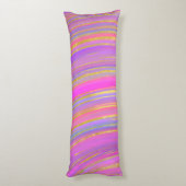 Kleurrijk en Goud Lichaamskussen (Achterkant (Verticaal))
