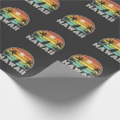 Kleurrijk en Hawaii Surfing Cadeaupapier (Hoek)