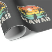 Kleurrijk en Hawaii Surfing Cadeaupapier (Rol Hoek)