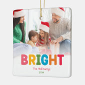 Kleurrijk en helder keramisch Ornament (Links)