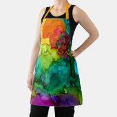 Kleurrijk en levendig Abstract Schort (Insitu)